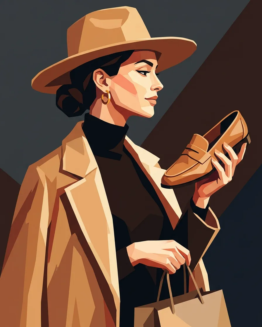 Ilustração da Stella como consultora: Só sugere comprar o que falta de verdade, e mostra onde encontrar.